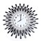 Luxury Large Wall Clock 3D Metal Living Room Feather Wall Watch Home Decor